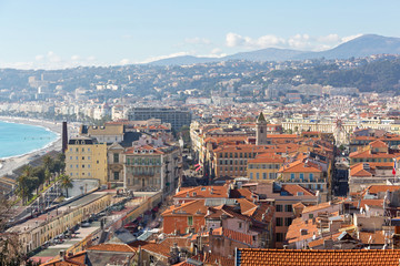 Obraz premium Winter Day Nice France