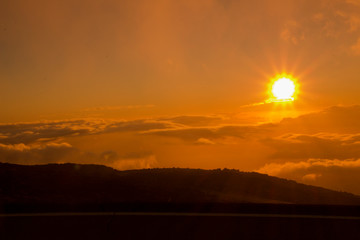 sunset at Haleakala