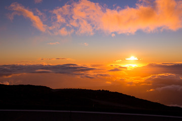 Fototapeta premium sunset at Haleakala
