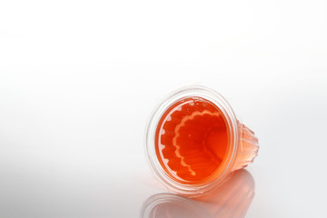 Fruitty jelly cone background