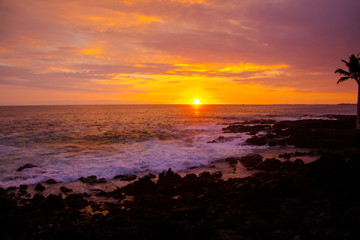 Sunset in Kona, Hawaii