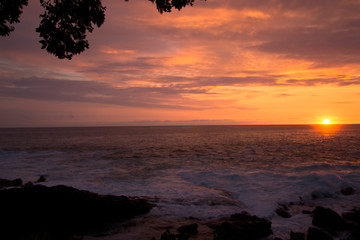 Sunset in Kona, Hawaii