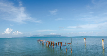 Obraz premium pier in the sea