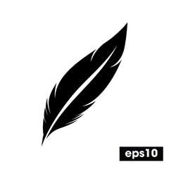 Obraz premium Feather icon, Feather symbol Vector