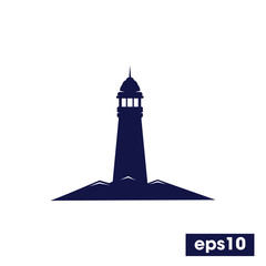 Light house logo, Lighthouse icon. Lighthouse Vector illustration for graphic design