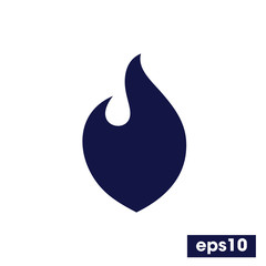 Obraz premium Fire flame icon, Simple Flame sign, Fire symbol Vector illustration for graphic design, Web, UI, mobile app