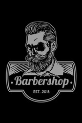 barbershop logo vintage
