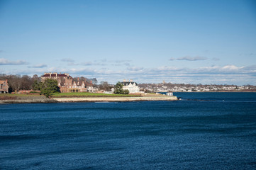 Fototapeta premium Newport Rhode Island Atlantic Ocean cliffwalk