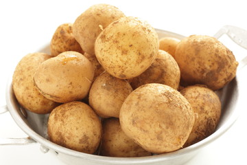 Freshness new potato from Japan