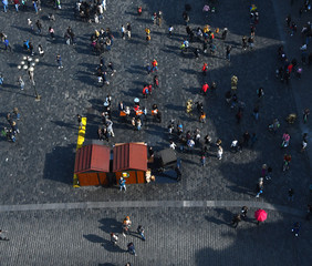 city square in prague centre
