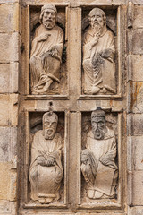 Figures on the Cathedral in Santiago de Compostela