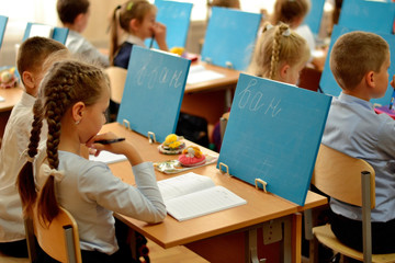 Fototapeta premium students in classroom