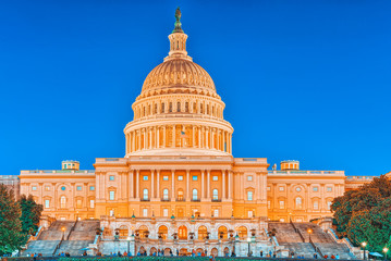 Washington, USA, United States Capitol, often called the Capitol Building.