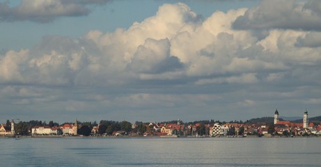 Panorama der Inselstadt Lindau (Bodensee)