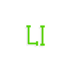 Plumbing Pipe Vector Letter L