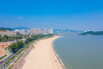 Fototapeta na wymiar Scenic View of Zhuhai Seaside Park, Guangdong Province, China