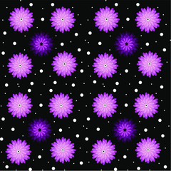 seamless pattern with flowers