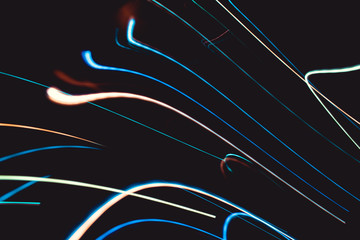 Night lights of the city