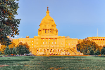 Fototapeta premium Washington, USA, United States Capitol, often called the Capitol Building.