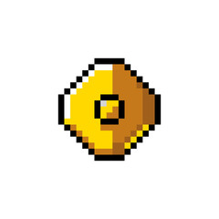 Obraz premium Pixel art, game item, icon and objects for the design. Vector illustration. Fantasy world. Old game console.