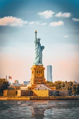 Deurstickers Vrijheidsbeeld Statue of Liberty (Liberty Enlightening the world) near New York.