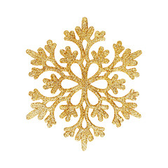 Decorative christmas snowflake isolated - 298278980
