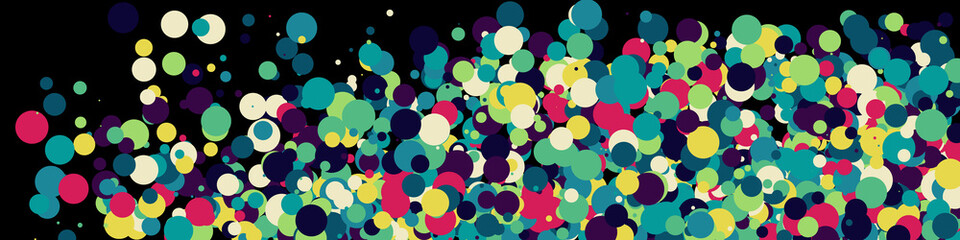 Colorful Universe Distribution Computational Generative Art background illustration