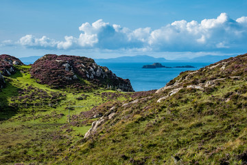 Fototapeta na wymiar Wandern entlang des Skye Trail auf der Isle of Skye