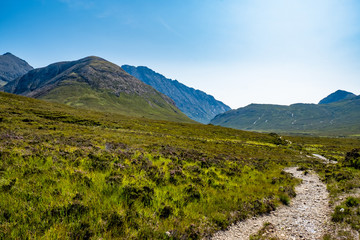 Wandern entlang der Cuillin Ridge auf der isle of Skye