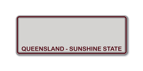 Car number plate queensland