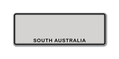 Car number plate south australia © magr80