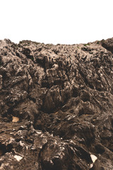 muro de rocas