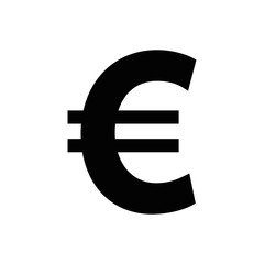 Euro sign . Money symbol . Vector illustration
