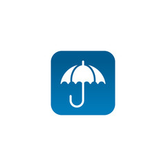 Umbrella icon logo design vector template