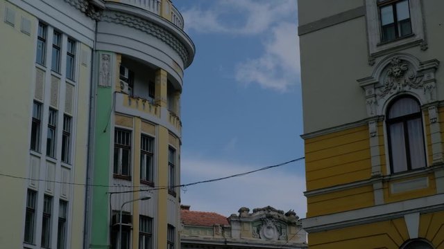 Nubes y edificios Cluj-Napoca, Ruman&iacute;a