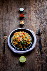 Pad Thai noodles 