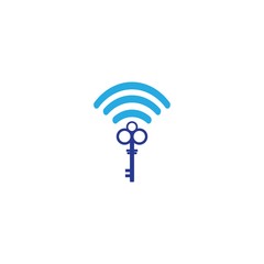 Wifi logo template vector icon design