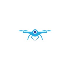 Drone logo template vector icon design