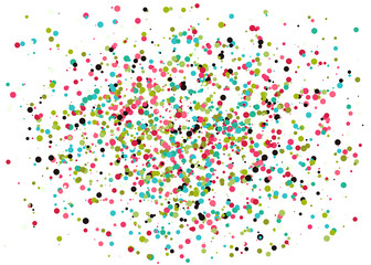 Colorful Universe Distribution Computational Generative Art background illustration