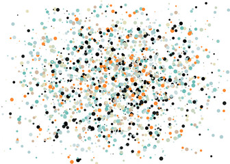 Colorful Universe Distribution Computational Generative Art background illustration