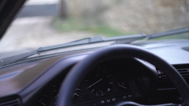 Dashboard old car from Germany Bmw focus M