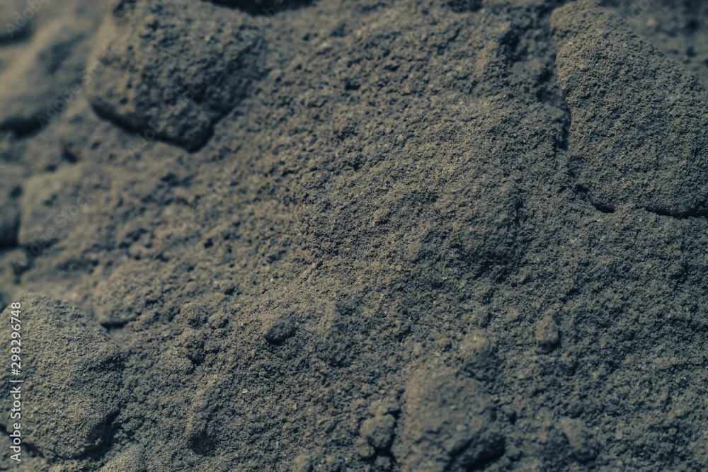Poster Close up beautiful gray mixture background texture. Macro view.