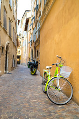 Fototapeta na wymiar Riva Del Garda, the streets of the old town