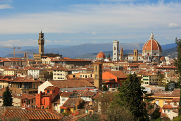 Medieval city of Florence, Italy