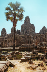 Angkor Wat Temple in Cambodia near Siem Reap city in Asia