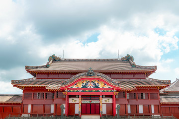 Naklejka premium 首里城 正殿