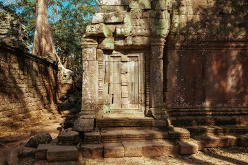 Obraz premium Angkor Wat Temple in Cambodia near Siem Reap city in Asia