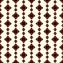 Hanging garland background. Crystal pendant motif. Ethnic and tribal seamless pattern with lozenges and diamonds.