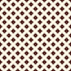 Outline seamless pattern with stylized repeating stars. Simple geometric ornament. Modern stylish texture.