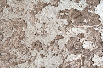 Background from old dirty floor with peeling paint